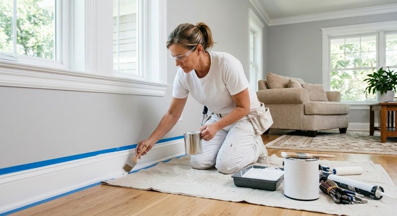 Attic Painting in Kansas City, KS