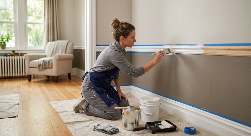 Baseboards Painting in Wilmington, NC