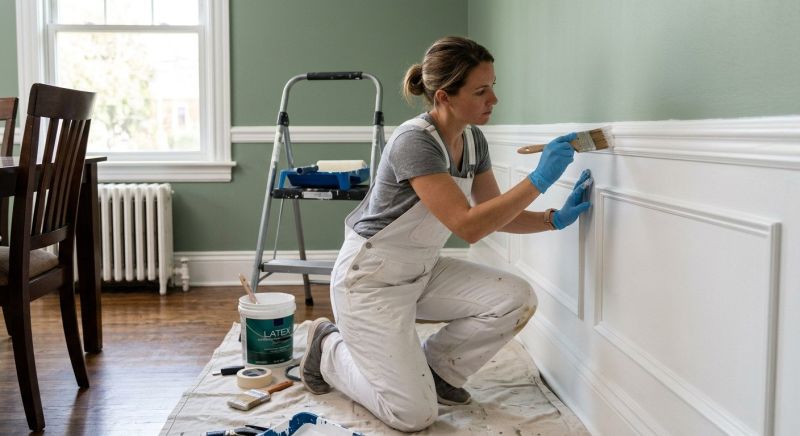 Woodwork Painting in Wilmington, NC
